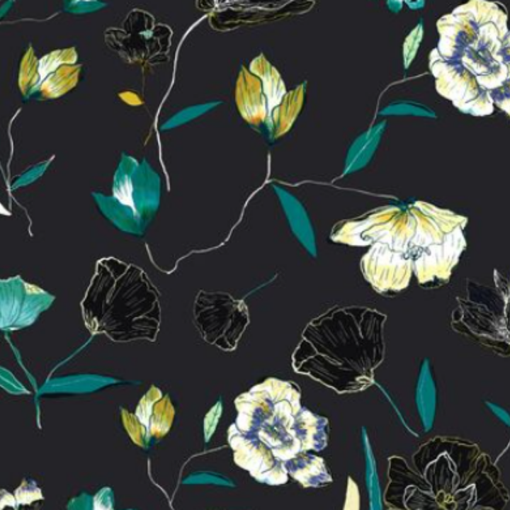 Floral Print - 21891
