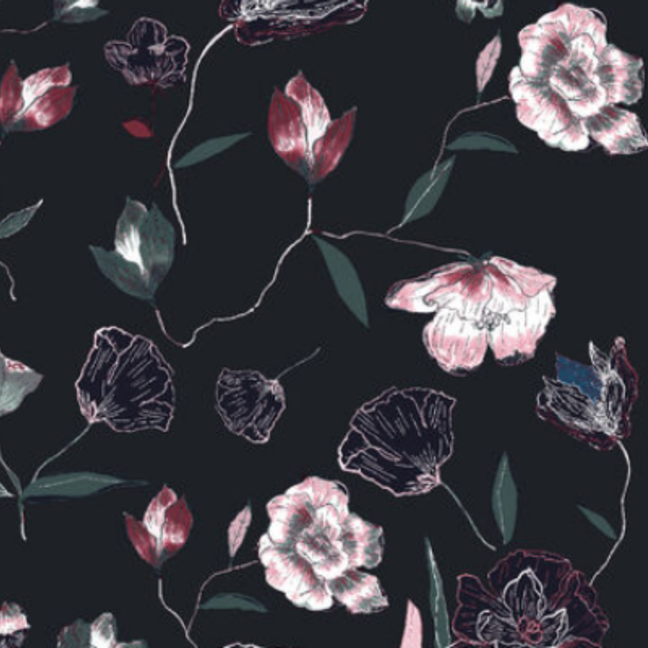 Floral Print - 21891